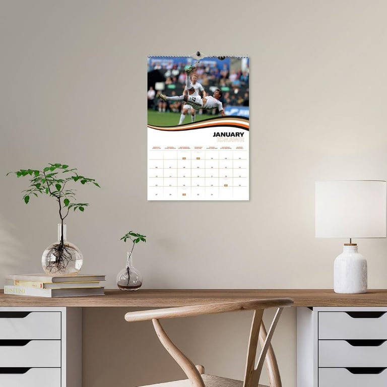 Swansea City AFC 2025 A3 Wall Calendar - Featuring Your Favourite Players