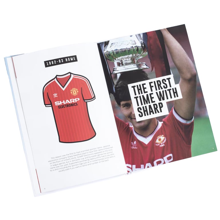 Manchester United Classic Kits Book: Iconic Football Shirts & Season Highlights
