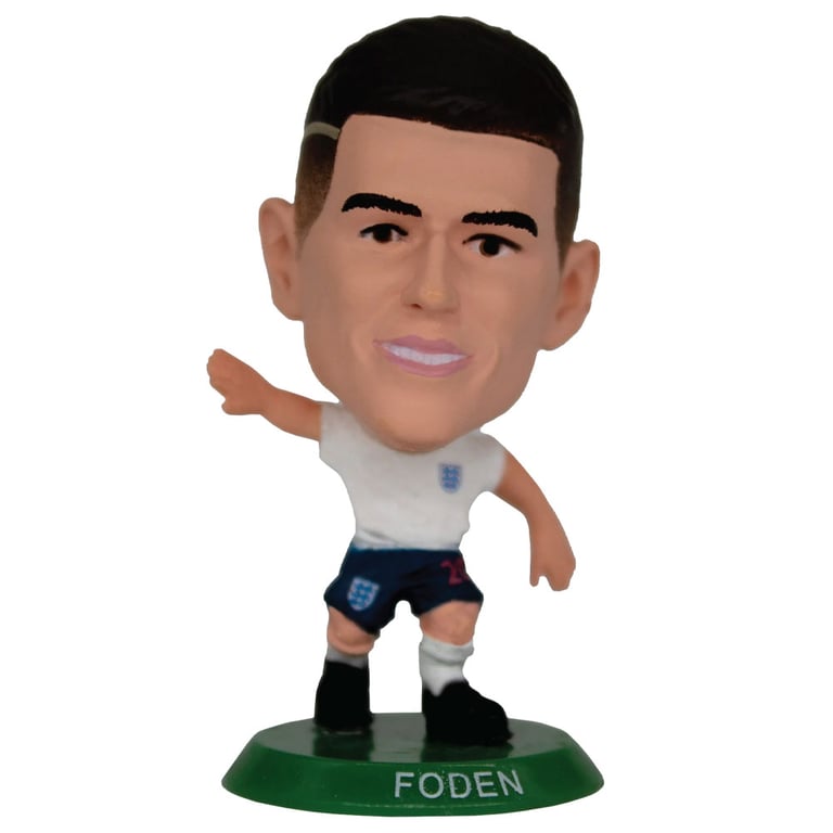 England FA SoccerStarz Phil Foden Collectable Figure in Classic Home Kit
