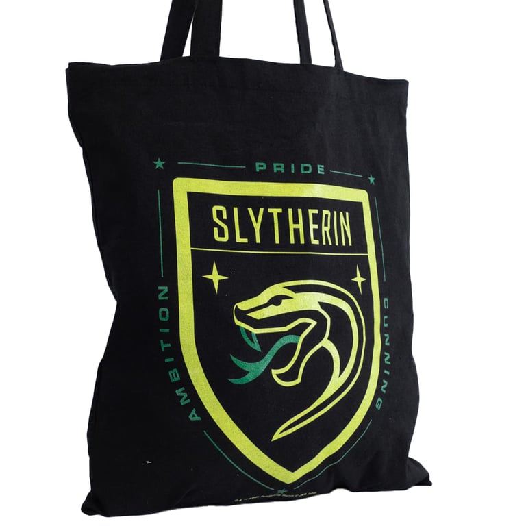 Harry Potter Slytherin 100 Cotton Canvas Tote Bag