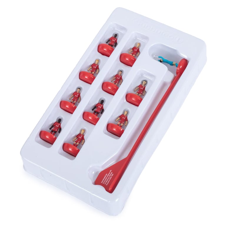 Liverpool FC Subbuteo Team - Compact 2 Player Table Football Game with Miniature Players