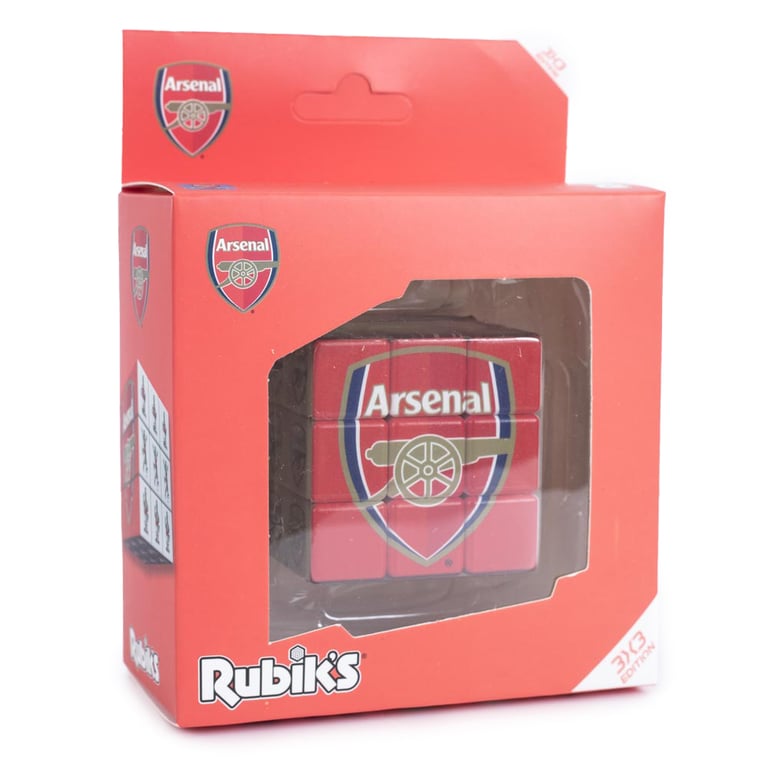 Arsenal FC Official 3x3 Rubiks Cube Puzzle for Kids & Fans
