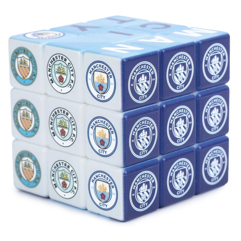 Manchester City FC 3x3 Rubiks Cube Puzzle Game
