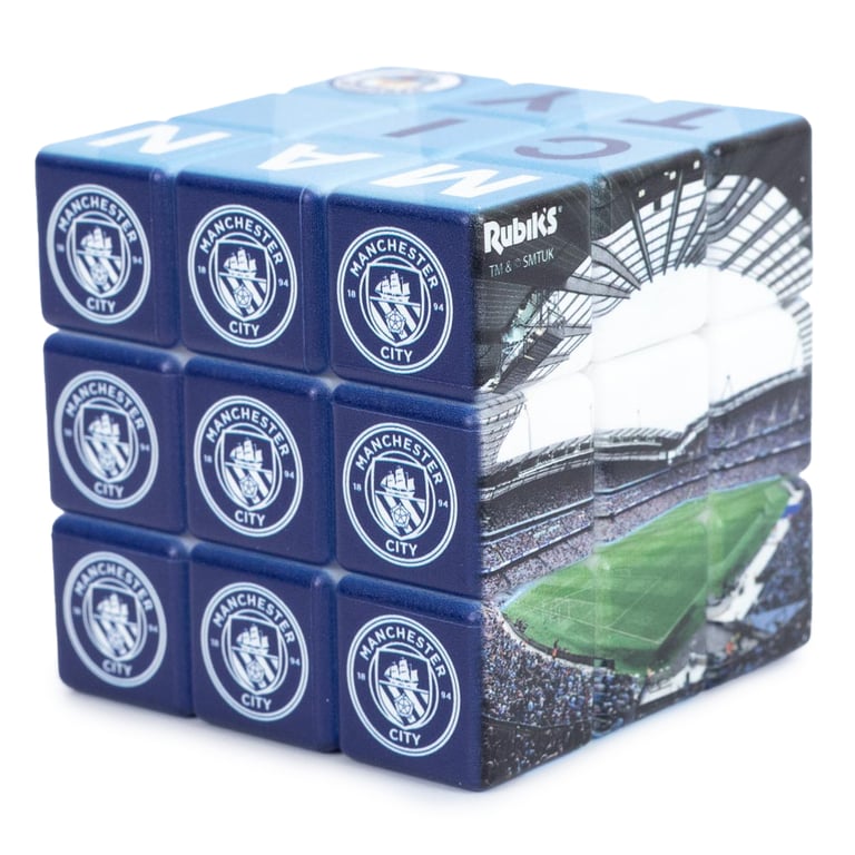 Manchester City FC 3x3 Rubiks Cube Puzzle Game