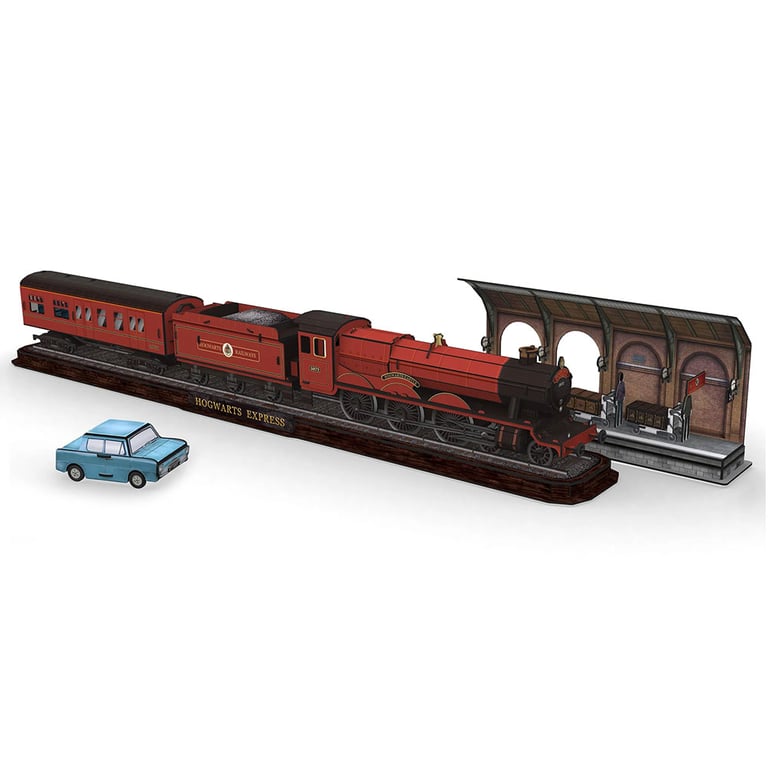 Harry Potter Hogwarts Express 3D Model Puzzle - 180 Piece Home Decor Item for Kids and Adults Alike