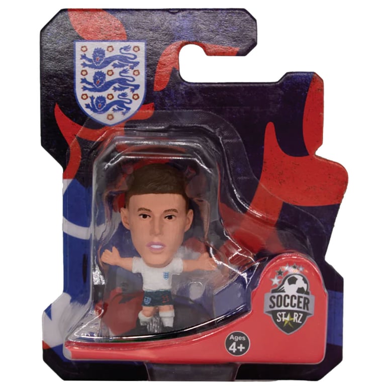 Cole Palmer England FA SoccerStarz Collectable Figure - 5cm Tall with Classic Home Kit