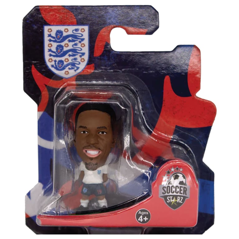 England FA SoccerStarz Ivan Toney Collectible Figure - Classic Home Kit 5cm Tall Standing Figurine