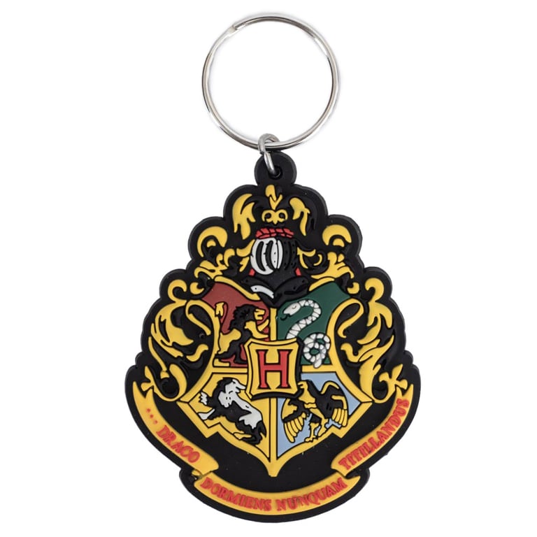 Harry Potter Colourful Crest Mug & Coaster Set - Includes Hogwarts Logo Mug and Keyring