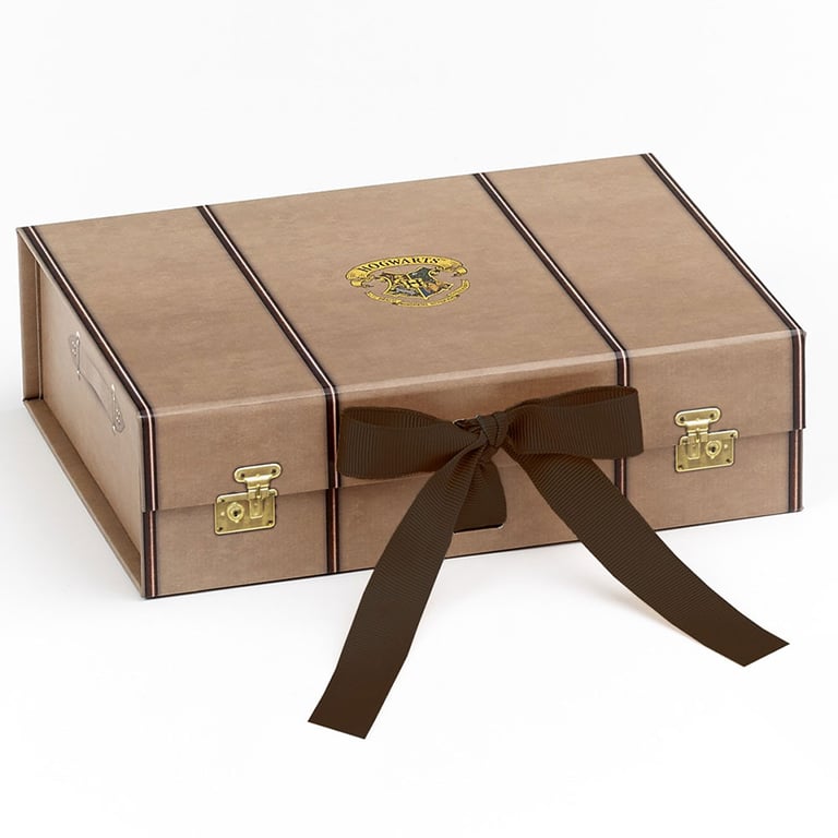 Harry Potter Premium Foldable Trunk Gift Box with Magnetic Closure and Ribbon Tie