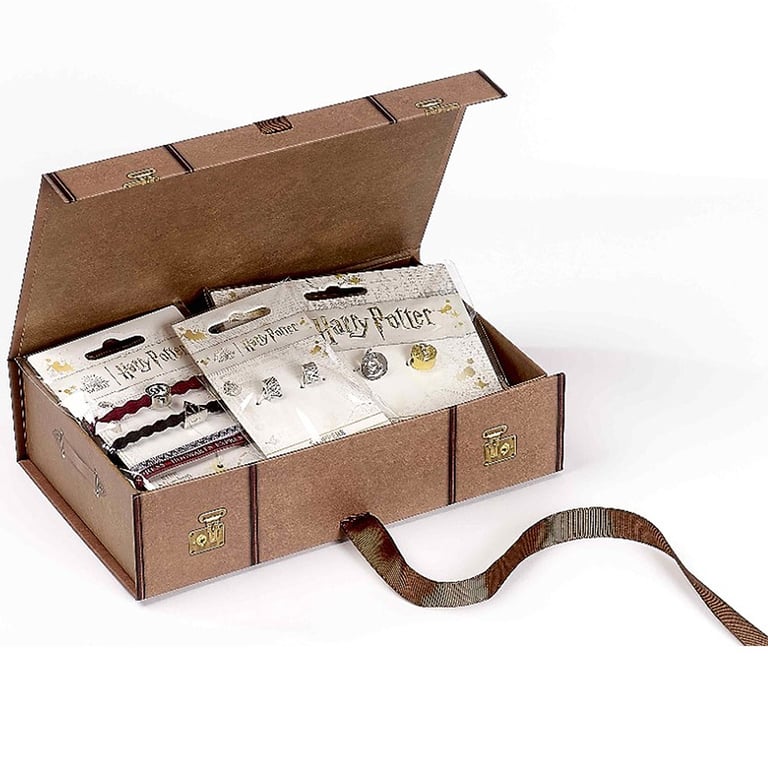 Harry Potter Premium Foldable Trunk Gift Box with Magnetic Closure and Ribbon Tie