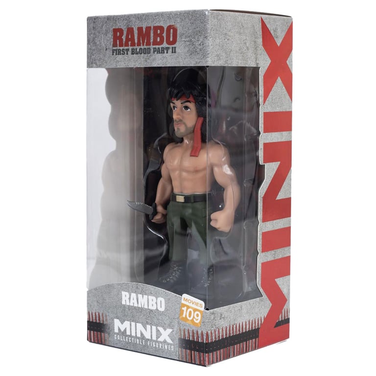 MINIX Rambo First Blood II Collectible Figurine with Bandana