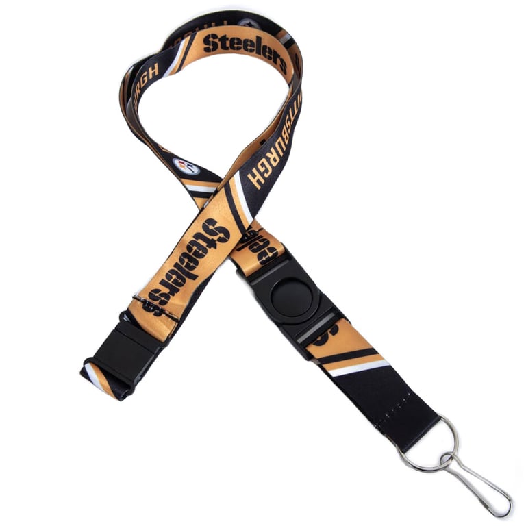 Pittsburgh Steelers Official NFL Team Lanyard - Team Spirit Accessory for Football Fans