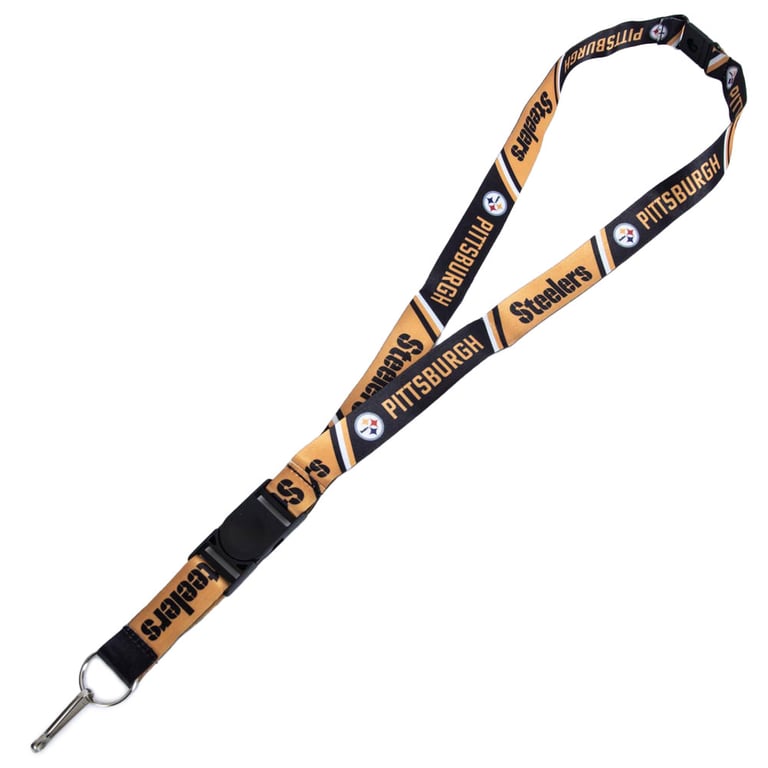 Pittsburgh Steelers Official NFL Team Lanyard - Team Spirit Accessory for Football Fans