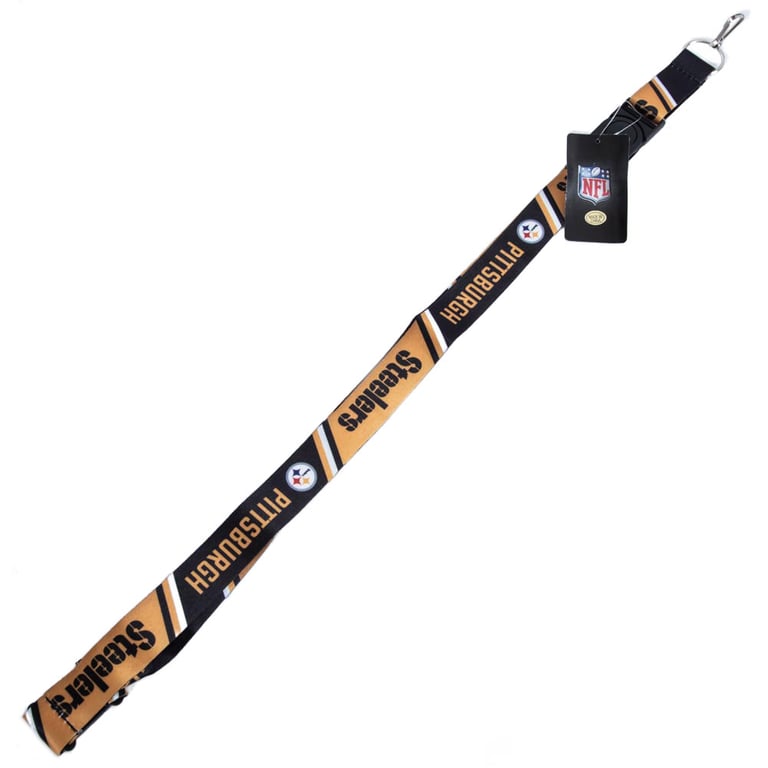 Pittsburgh Steelers Official NFL Team Lanyard - Team Spirit Accessory for Football Fans