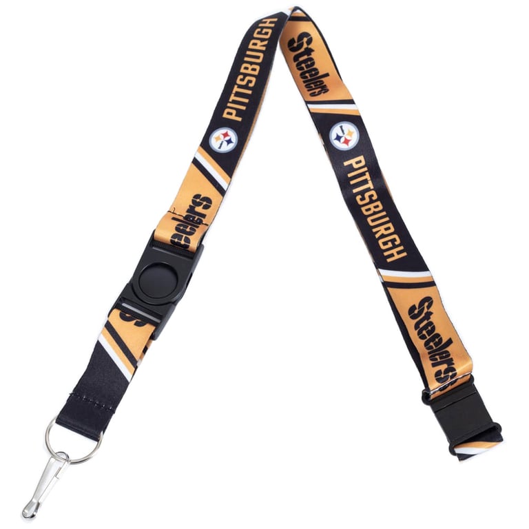 Pittsburgh Steelers Official NFL Team Lanyard - Team Spirit Accessory for Football Fans