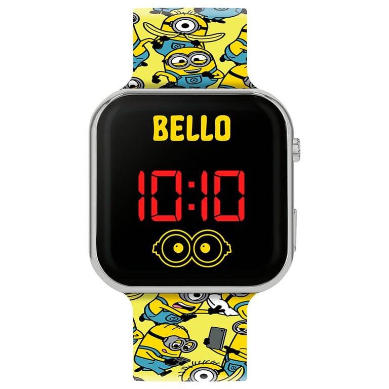 Minions Junior LED Digital Watch - Easy to Read Display for Kids