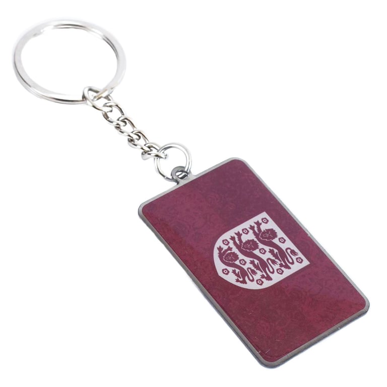 England FA Lionesses Metal Enamel Keyring - Official Team Keychain