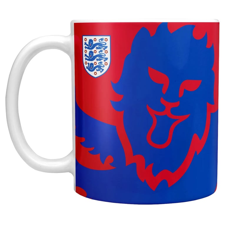 England FA Three Lions Ceramic Coffee Mug