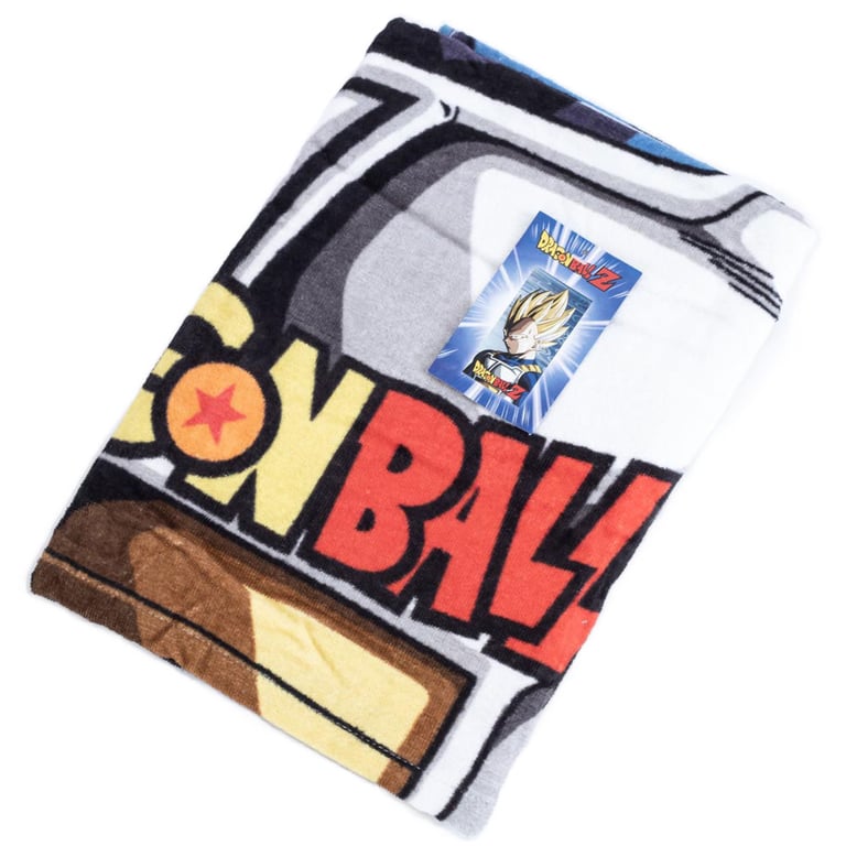 Dragon Ball Z Saiyan Vegeta 100 Cotton Velour Beach Towel