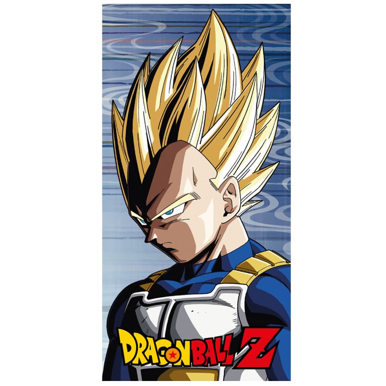 Dragon Ball Z Saiyan Vegeta 100 Cotton Velour Beach Towel