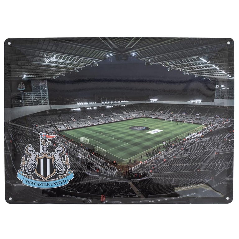 Newcastle United FC St James Park Large Metal Photo Sign
