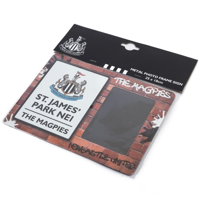 Newcastle United FC Metal Photo Frame - St James Park Sign Home Decor
