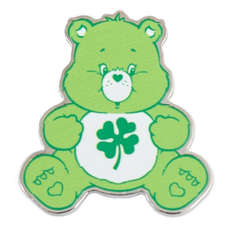 Care Bears Good Luck Enamel Pin Badge with Rubber Push Fixing