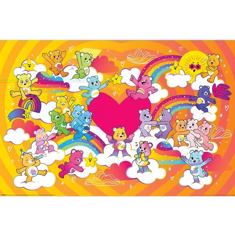 Care Bears Group Poster 248 - High Resolution Rolled Artwork on Gloss Paper