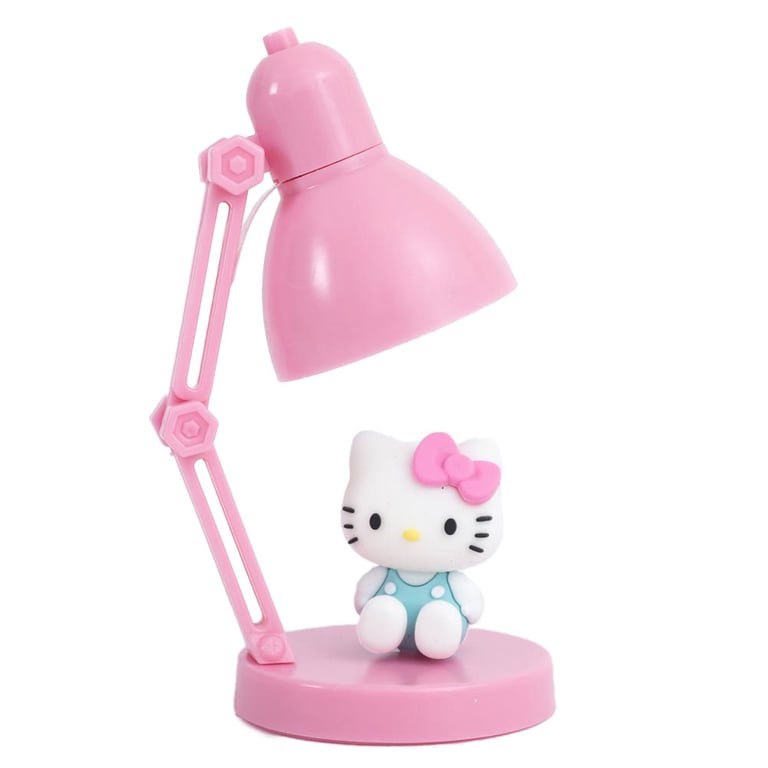 Hello Kitty Mini LED Adjustable Desk Lamp with Removable Figurine