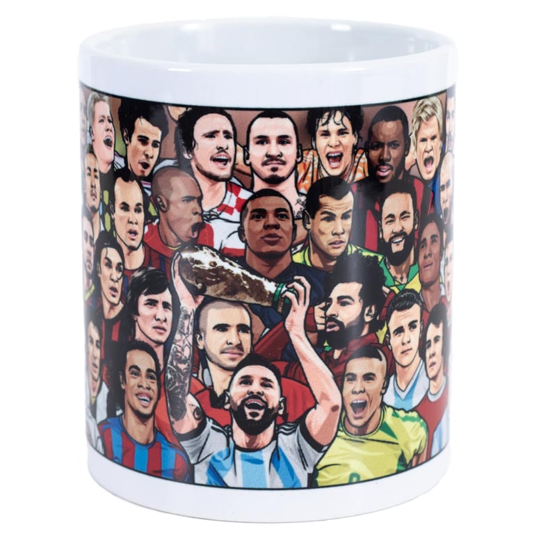 Legends Football s Greatest Ceramic Coffee Mug - Classic Football Legends Collector Edition
