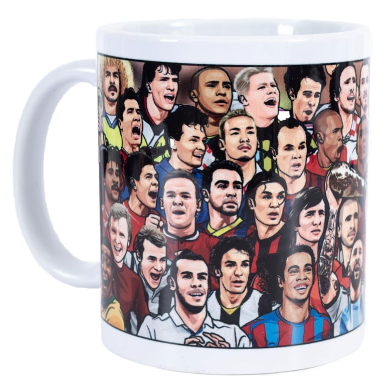 Legends Football s Greatest Ceramic Coffee Mug - Classic Football Legends Collector Edition