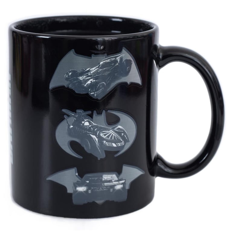 Batman Heat Changing Mug - Thermal Design Transfers to Batmobile Hot/Cold Change