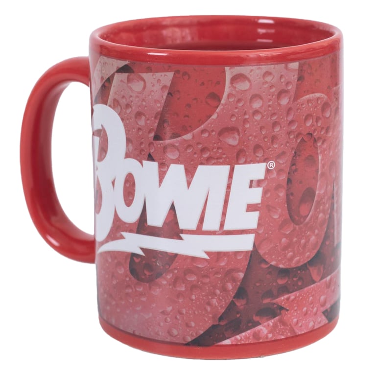 David Bowie Heat Changing Mug - Ceramic, Hand Wash Only, Heat Sensitive Design
