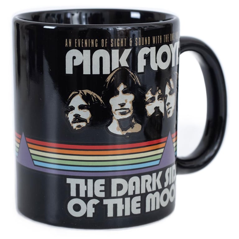 Pink Floyd Dark Side of the Moon Ceramic Mug & Accessories Set