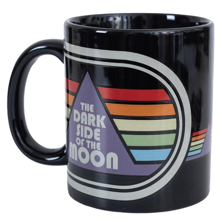 Pink Floyd Dark Side of the Moon Ceramic Mug & Accessories Set
