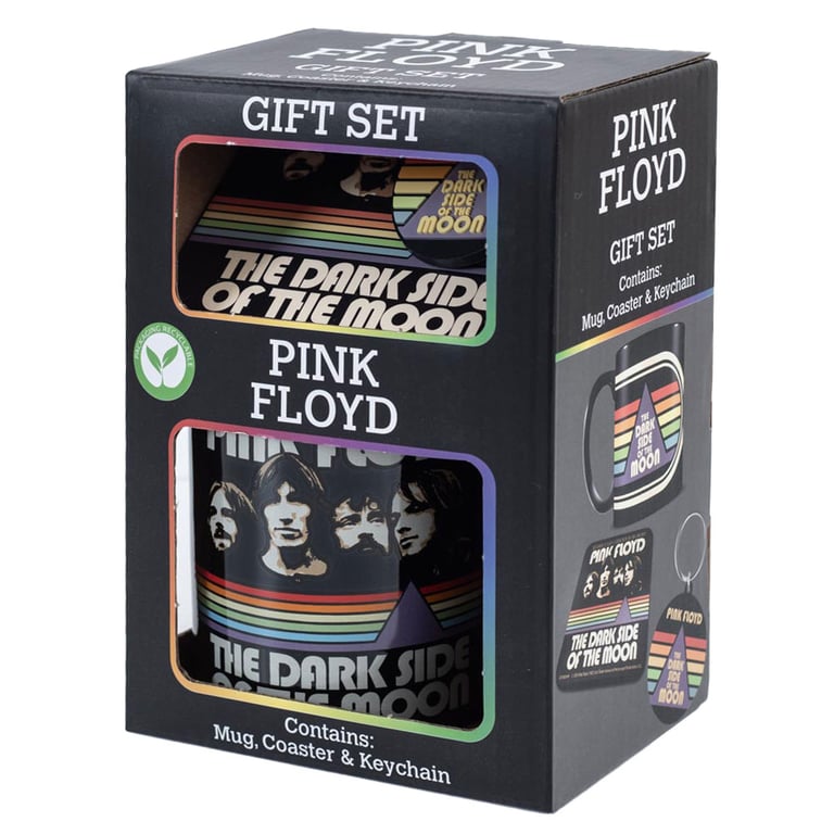 Pink Floyd Dark Side of the Moon Ceramic Mug & Accessories Set