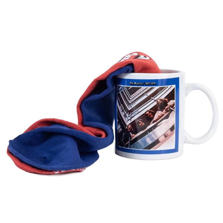 Beatles Mug & Sock Gift Set - Iconic Home Decor & Fashion Accessory