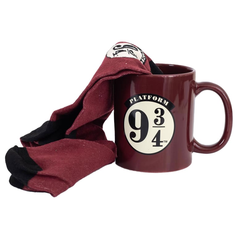 Harry Potter 9 & 3 Quarters Mug & Sock Gift Set - Enchant Your Home with Magic Themed Essentials