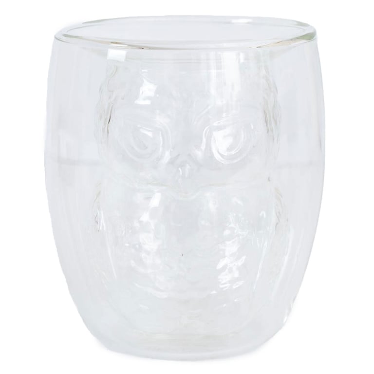Harry Potter 3D Hedwig Double-Walled Glassware