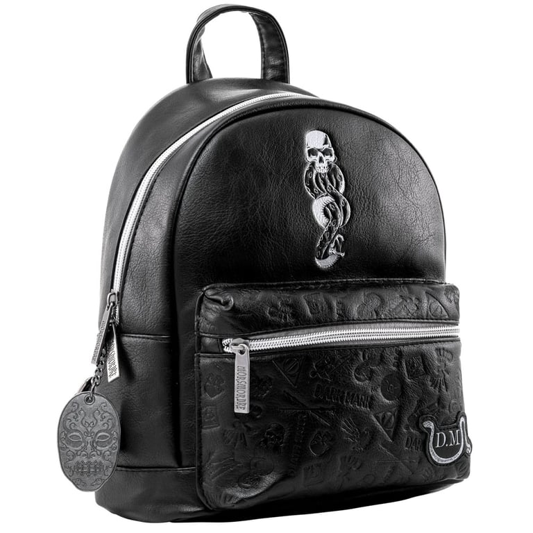 Harry Potter Dark Arts Fashion Backpack with Padded Straps & Zipped Compartments