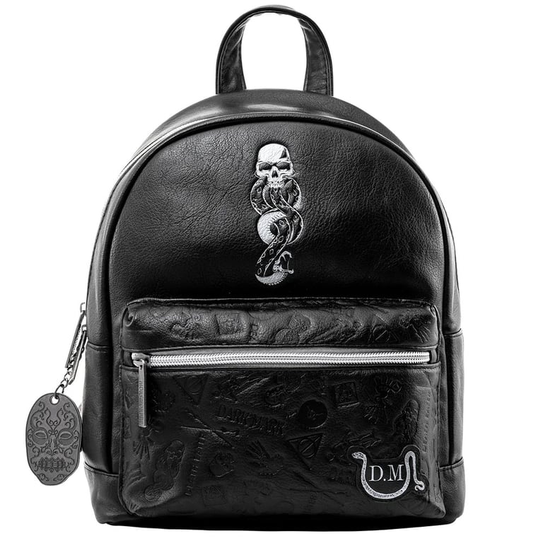 Harry Potter Dark Arts Fashion Backpack with Padded Straps & Zipped Compartments