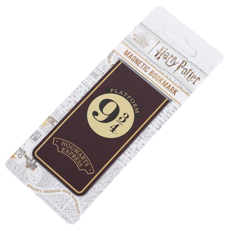 Harry Potter 9 & 3 Quarters Magnetic Bookmark - Wizarding World Decor