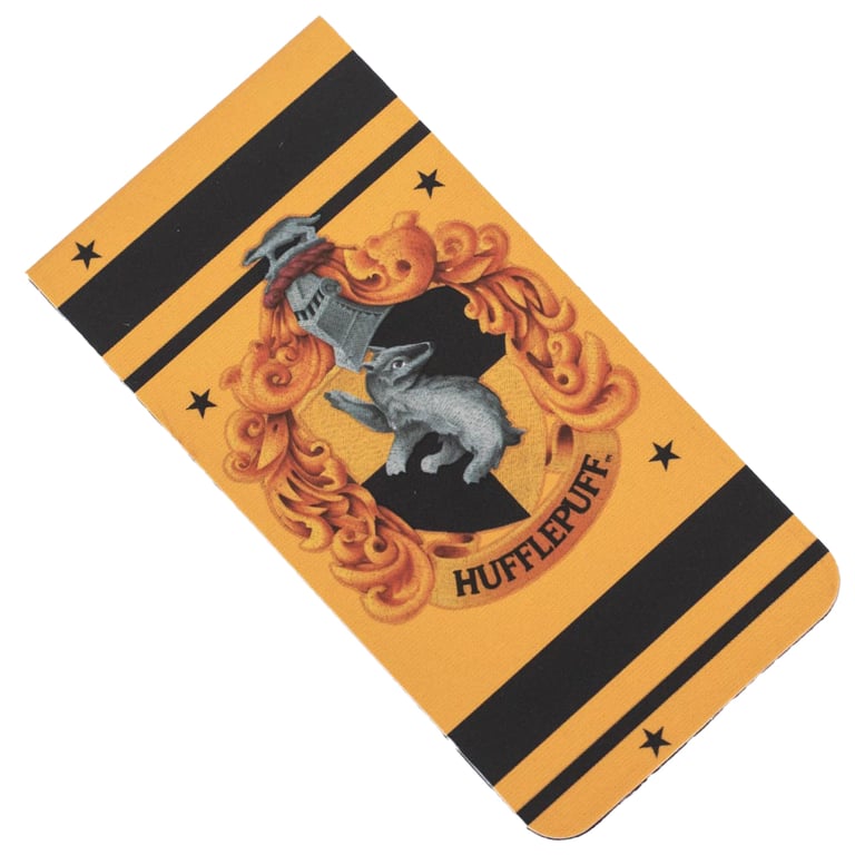 Harry Potter Hufflepuff Magnetic Bookmark - Colourful Crest Design