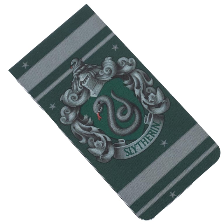 Harry Potter Slytherin Magnetic Bookmark - Colourful Crest Design