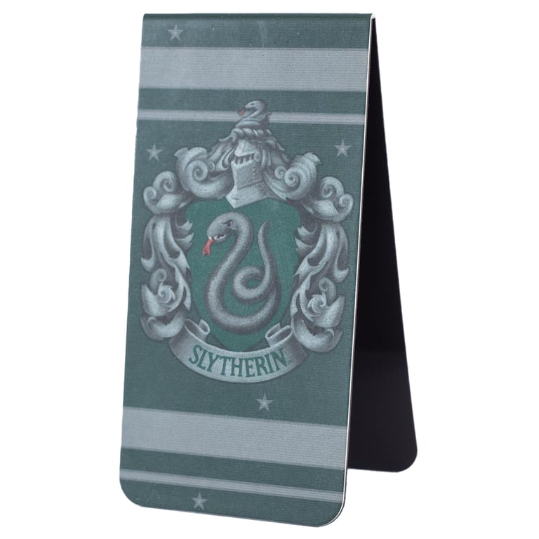 Harry Potter Slytherin Magnetic Bookmark - Colourful Crest Design