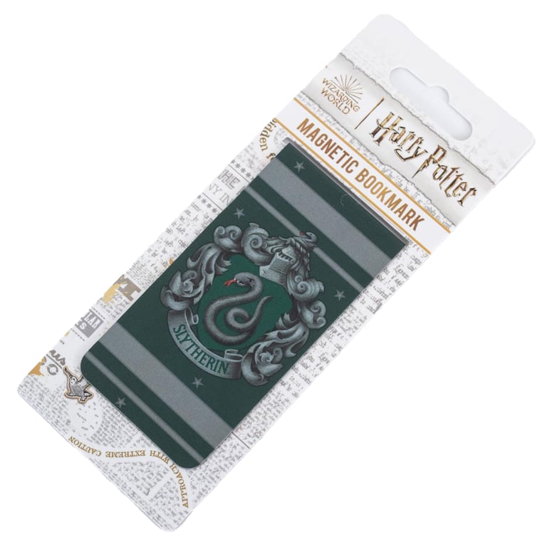 Harry Potter Slytherin Magnetic Bookmark - Colourful Crest Design