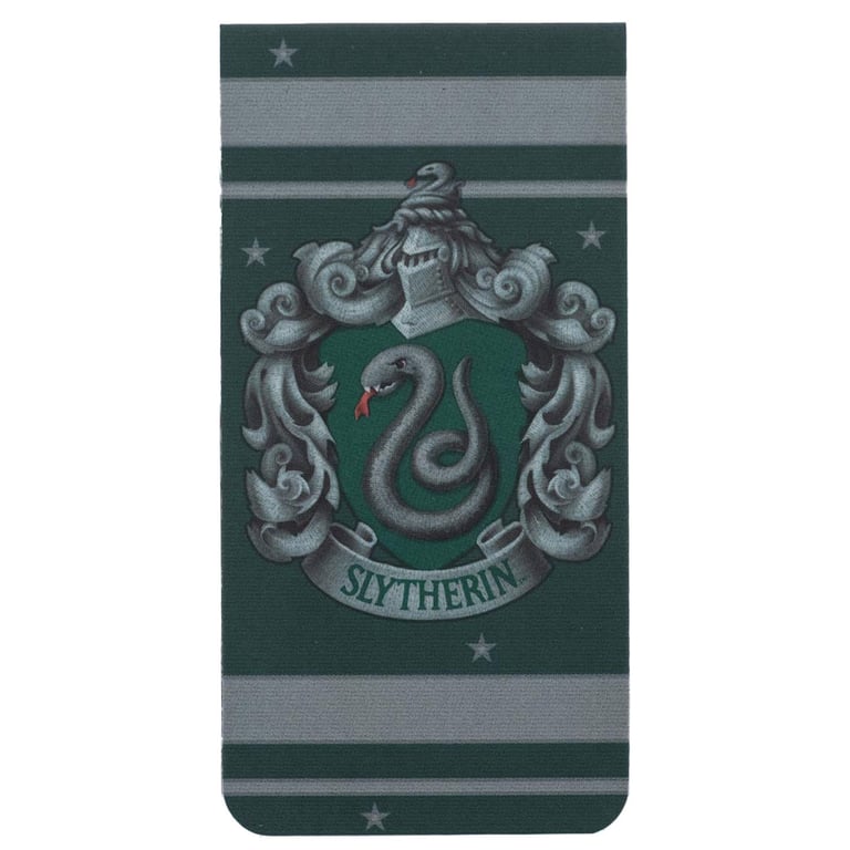 Harry Potter Slytherin Magnetic Bookmark - Colourful Crest Design