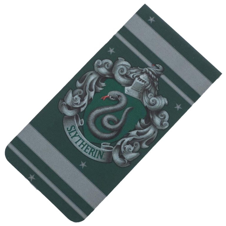 Harry Potter Slytherin Magnetic Bookmark - Colourful Crest Design