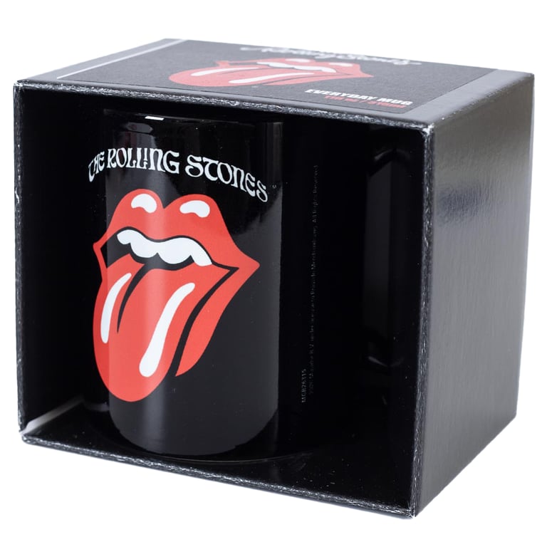 Rolling Stones Hot Lips Logo Ceramic Coffee Mug