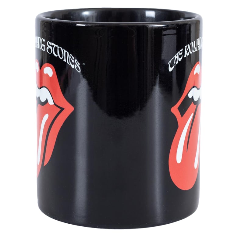 Rolling Stones Hot Lips Logo Ceramic Coffee Mug